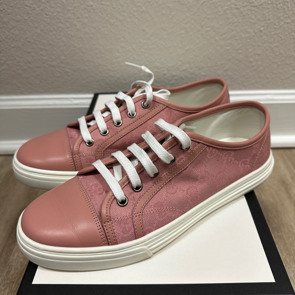 Gucci Wmns GG Low 'Soft Pink'- size 37.5